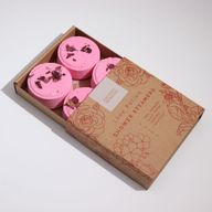 Galets de Douche Zen - Quatuor Bien-Être Zen- Potion d’Amour (Rouge Rosé)