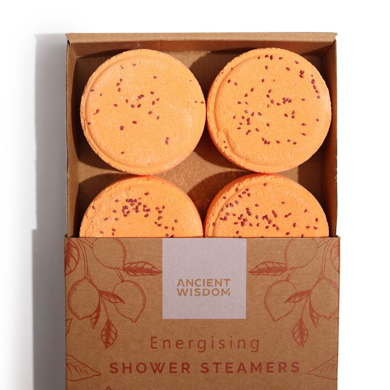 Galets de Douche Zen- Quatuor Bien-Être Zen- Énergisant (Orange)