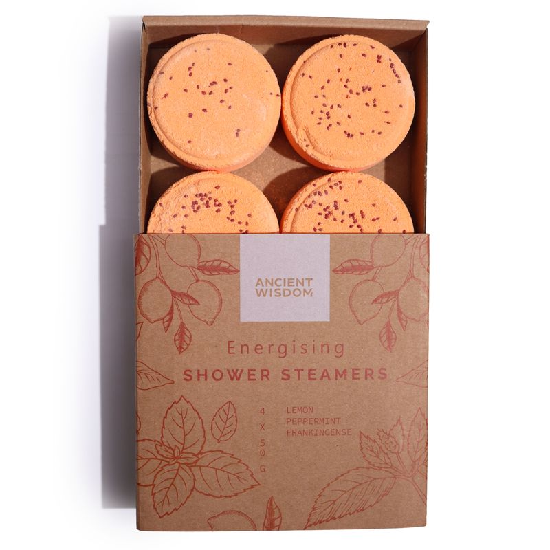Galets de Douche Zen- Quatuor Bien-Être Zen- Énergisant (Orange)