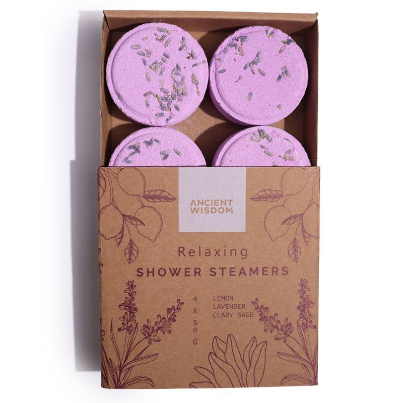 Galets de Douche Zen- Quatuor Bien-Être Zen- Relaxant (Violet)
