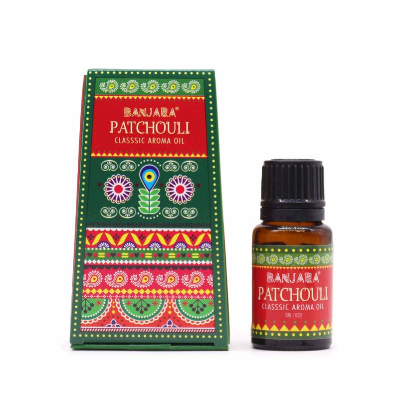 Huile Parfumée Indienne Banjara 10ml - Patchouli