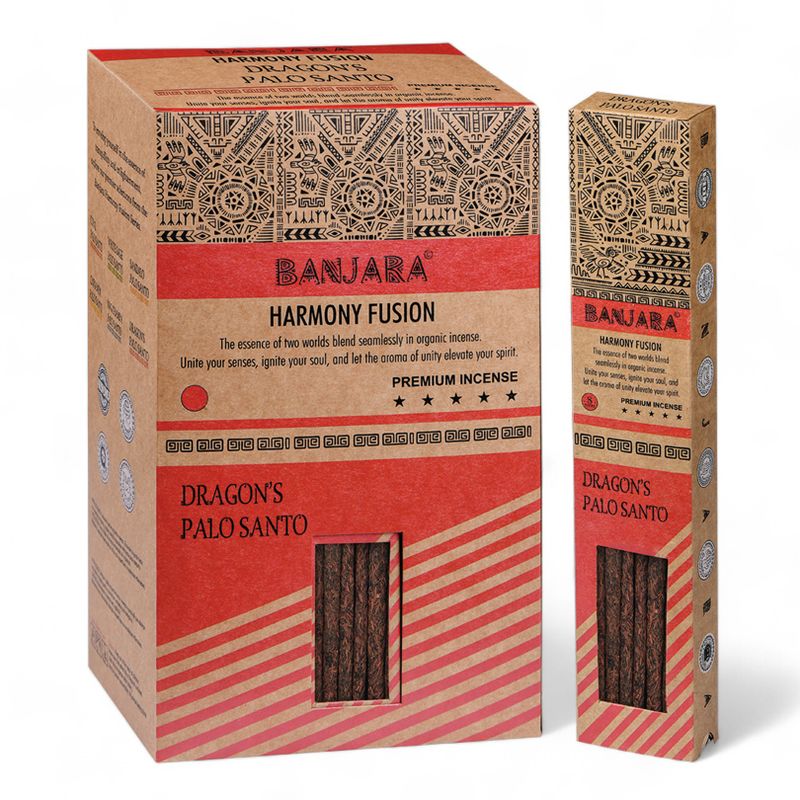 Bâtons de Fumigation Banjara Palo Santo - Sang de Dragon
