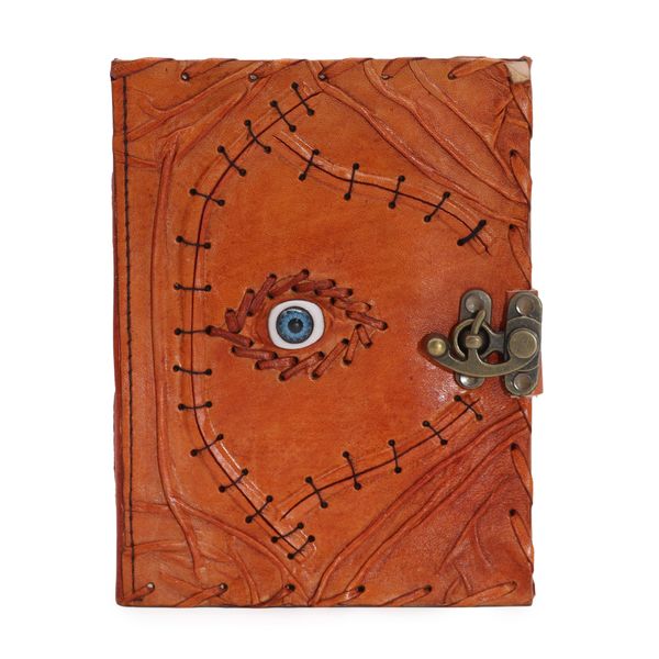 Livre Marron Clair - Décoration Œil Malin - 160 Pages à Découpes - 20x15cm