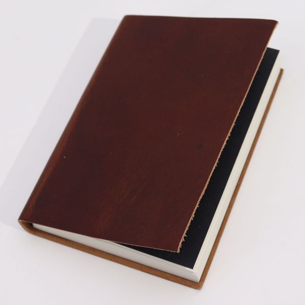 Cahier Moyen Brun Foncé - 100 Pages Lignées - 18x13cm