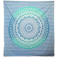 Tenture Murale / Drap de Plage - Umrao Mandala - Vert