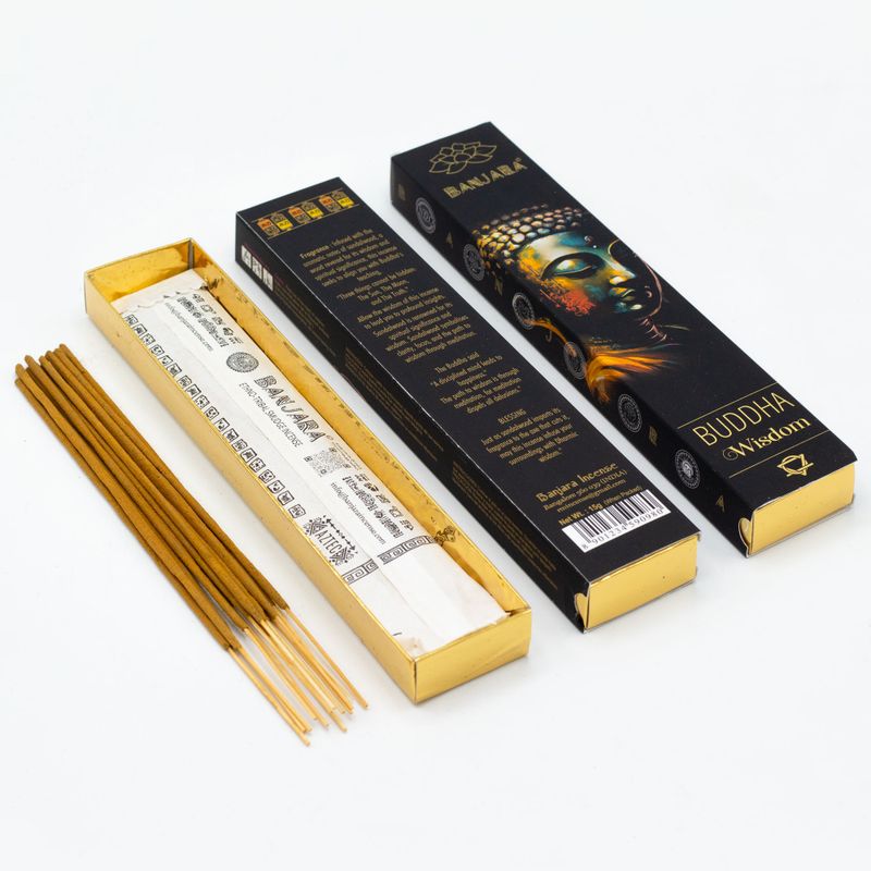Pack de Démarrage – Encens Buddha Banjara – 12 boîtes de 6 encens