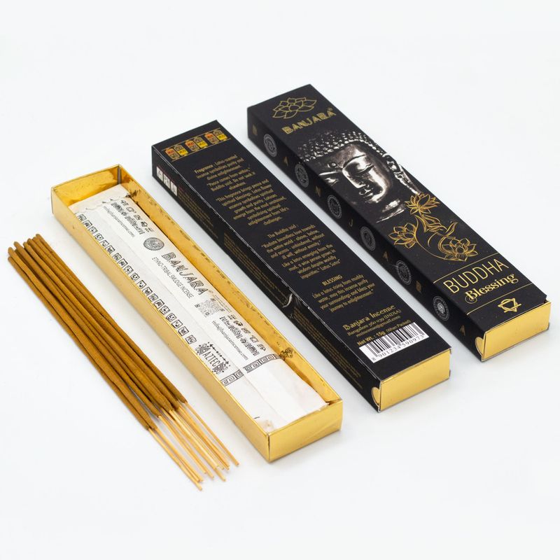 Pack de Démarrage – Encens Buddha Banjara – 12 boîtes de 6 encens