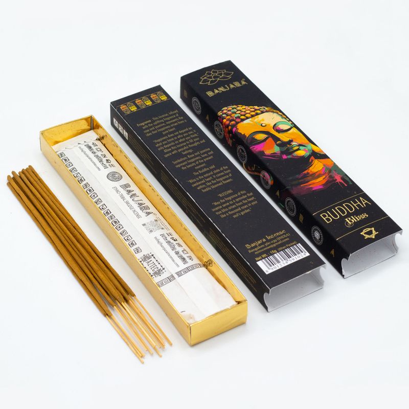 Pack de Démarrage – Encens Buddha Banjara – 12 boîtes de 6 encens