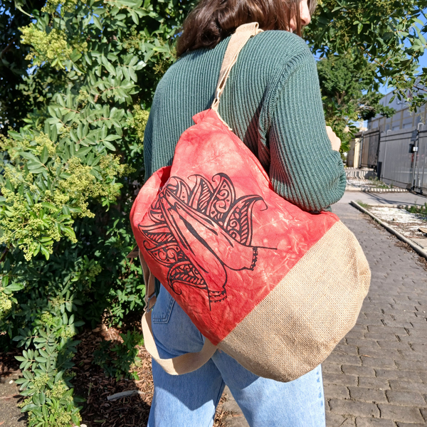 Sacs à Dos Convertible en Sac Bandoulière – 100 % Coton