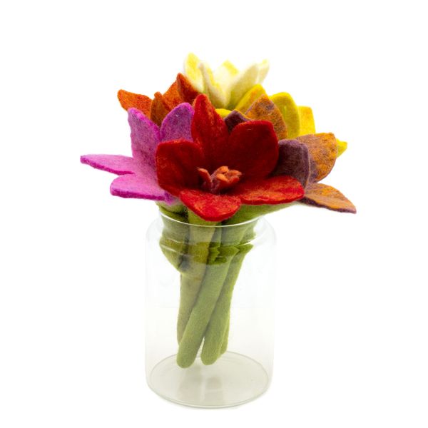 Fleurs en Feutre - Lys (couleurs assorties)