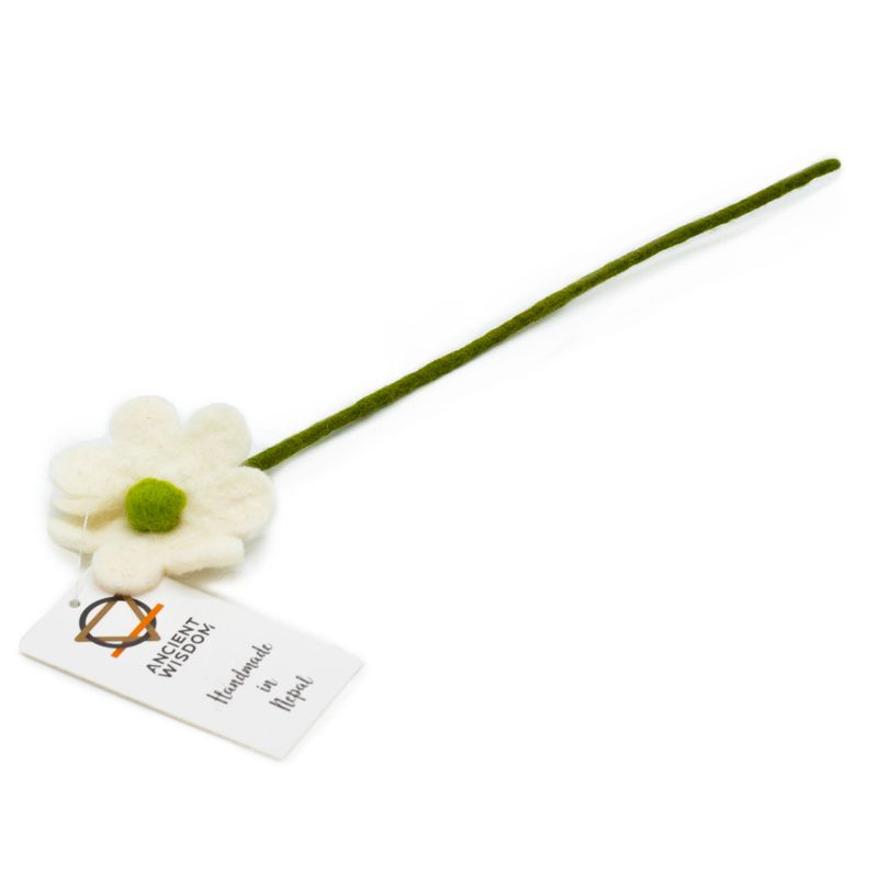 Fleurs en Feutre - Marguerite (couleurs assorties)