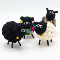 Petit Mouton en Feutre - Blanc