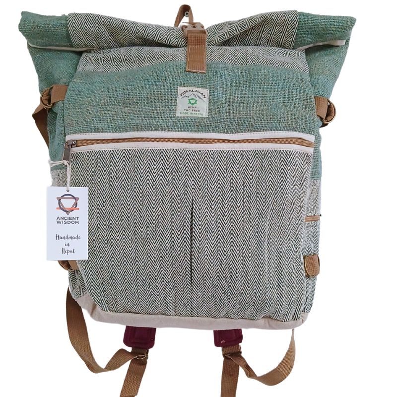 Sac à Dos de Trekking en Chanvre - Sauge