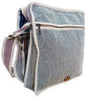 Sac Messager pour Ordinateur Portable en Chanvre - Courbes