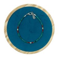 Bracelet Népalais en Pierre Extra-Fine - Turquoise & Pierre
