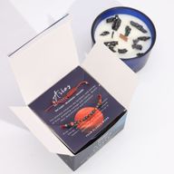 Bougie  du Zodiaque avec Bracelet en Gemmes - Bélier