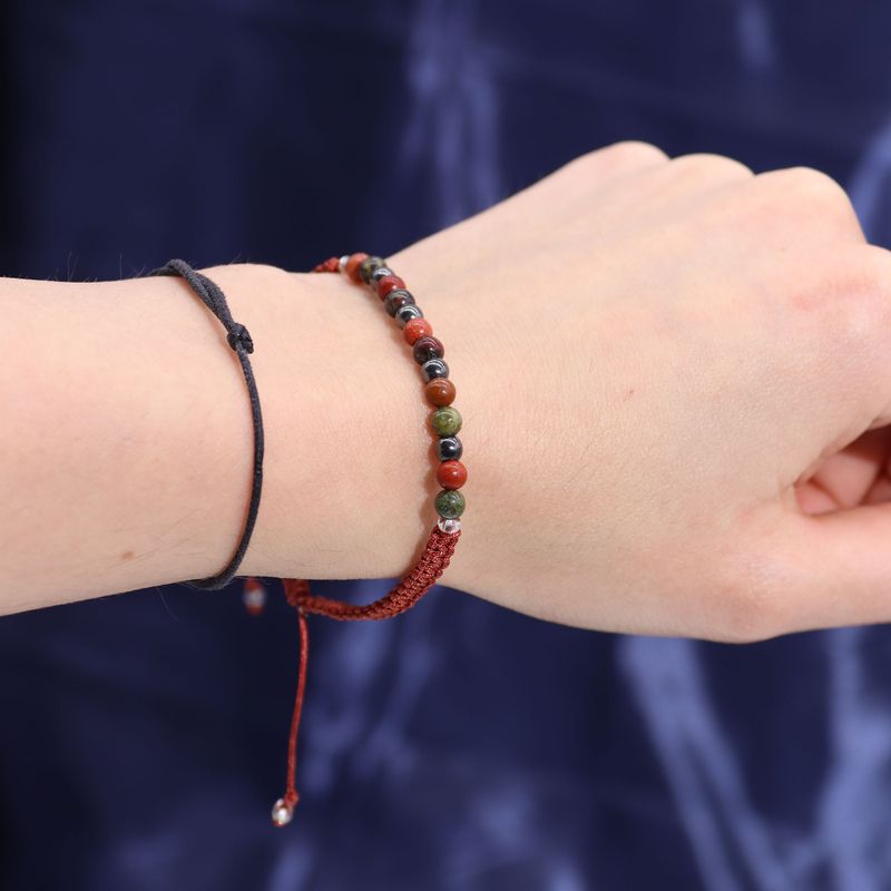 Bougie  du Zodiaque avec Bracelet en Gemmes - Bélier