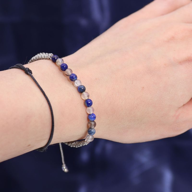 Bougie du Zodiaque avec Bracelet en Gemmes - Taureau