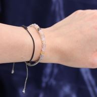 Bougie du Zodiaque avec Bracelet en Gemmes - Gémeaux