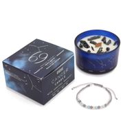 Bougie  du Zodiaque avec Bracelet en Gemmes - Cancer