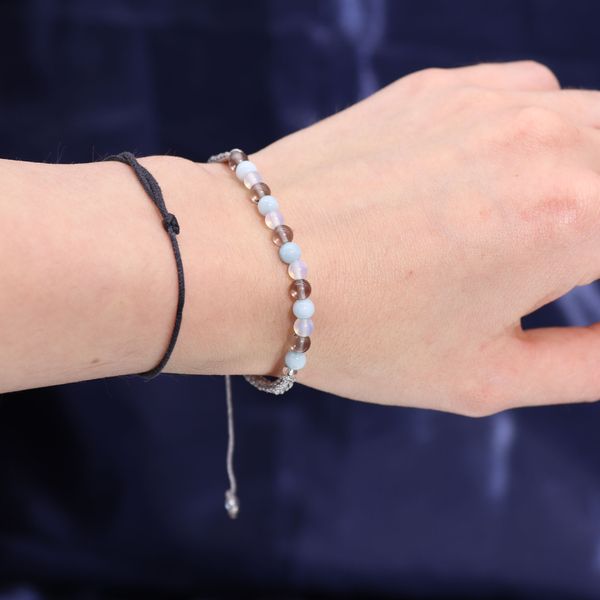 Bougie du Zodiaque avec Bracelet en Gemmes - Cancer