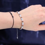 Bougie  du Zodiaque avec Bracelet en Gemmes - Cancer