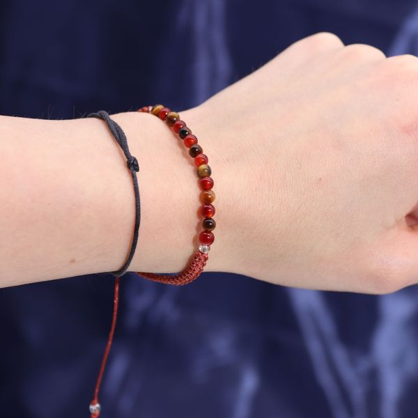 Bougie du Zodiaque avec Bracelet en Gemmes - Lion