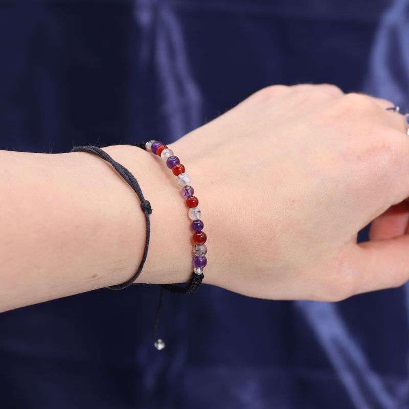 Bougie  du Zodiaque avec Bracelet en Gemmes - Vierge