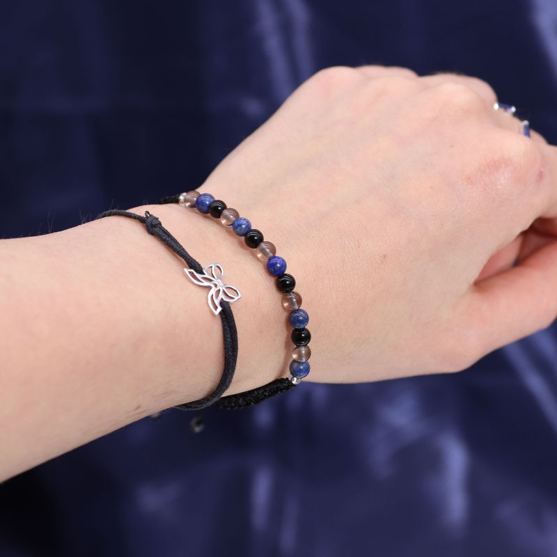Bougie du Zodiaque avec Bracelet en Gemmes - Scorpion