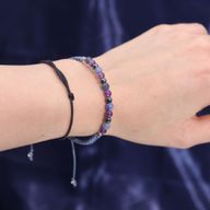 Bougie du Zodiaque avec Bracelet en Gemmes - Sagittaire