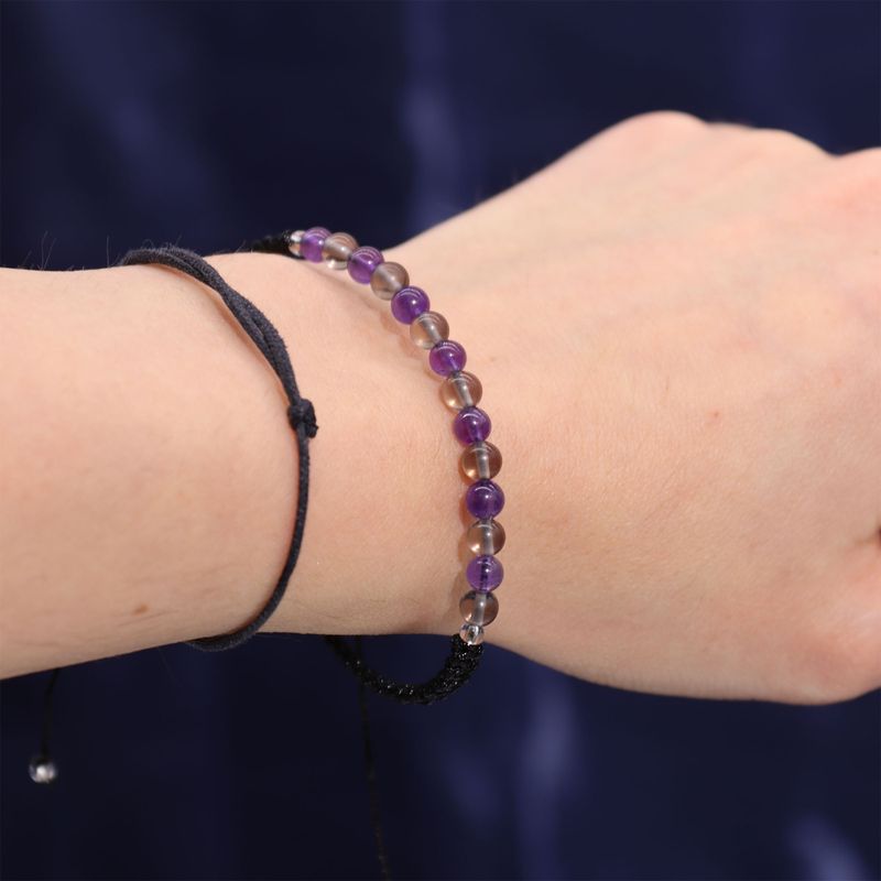 Bougie  du Zodiaque avec Bracelet en Gemmes - Capricorne