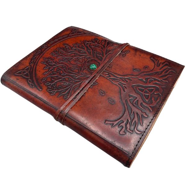 Grand Arbre de Vie - décoration enroulée et en pierre - 20x16x2 cm - 160 pages