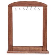 Présentoir Suspendu Moyen - Bois Foncé (40x30cm)