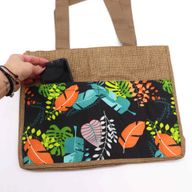 Sac Tropical pour Courses (3 designs variés) - 40 x 30 x 9 cm