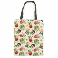 Sac Classique avec Fermeture Éclair - Cactus 40 x 34 cm