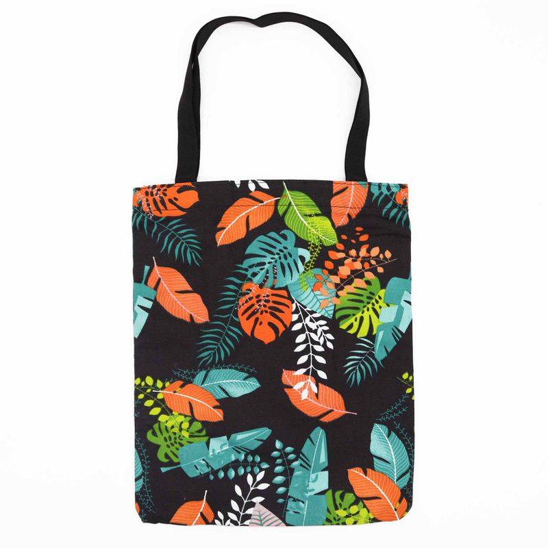 Sac Classique avec Fermeture Éclair - Tropical 40 x 34 cm