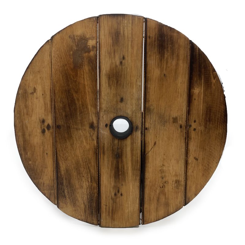 Table Tonneau de Bière & Support de Parasol