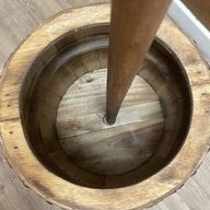 Tabouret Tonneau de Bière & Support de Parasol