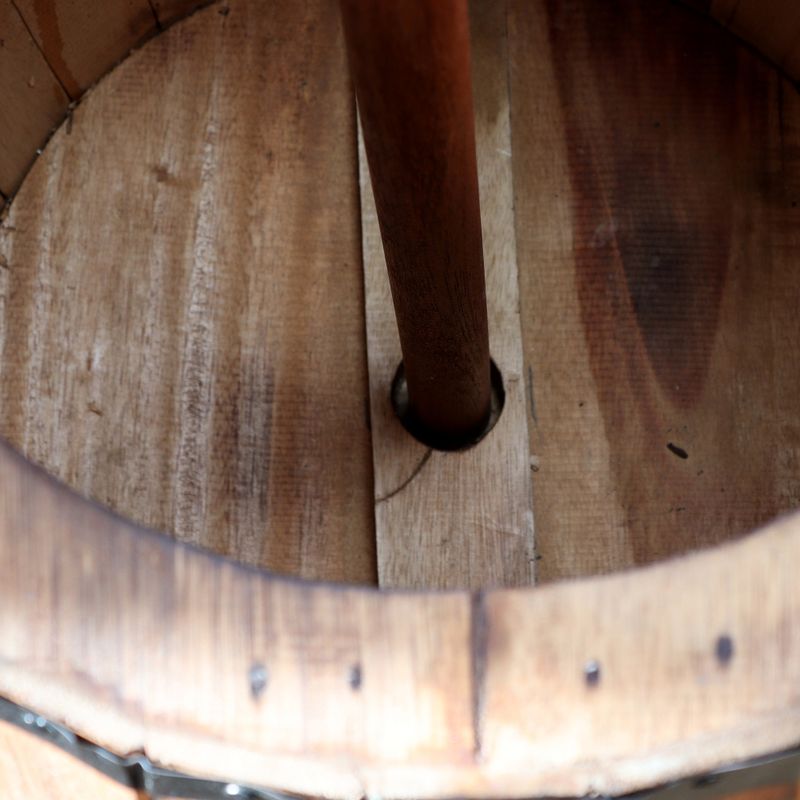 Tabouret Tonneau de Bière & Support de Parasol