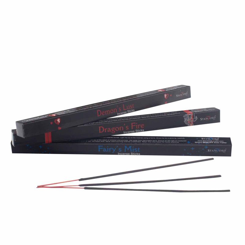 Coffret cadeau d'encens noir Stamford