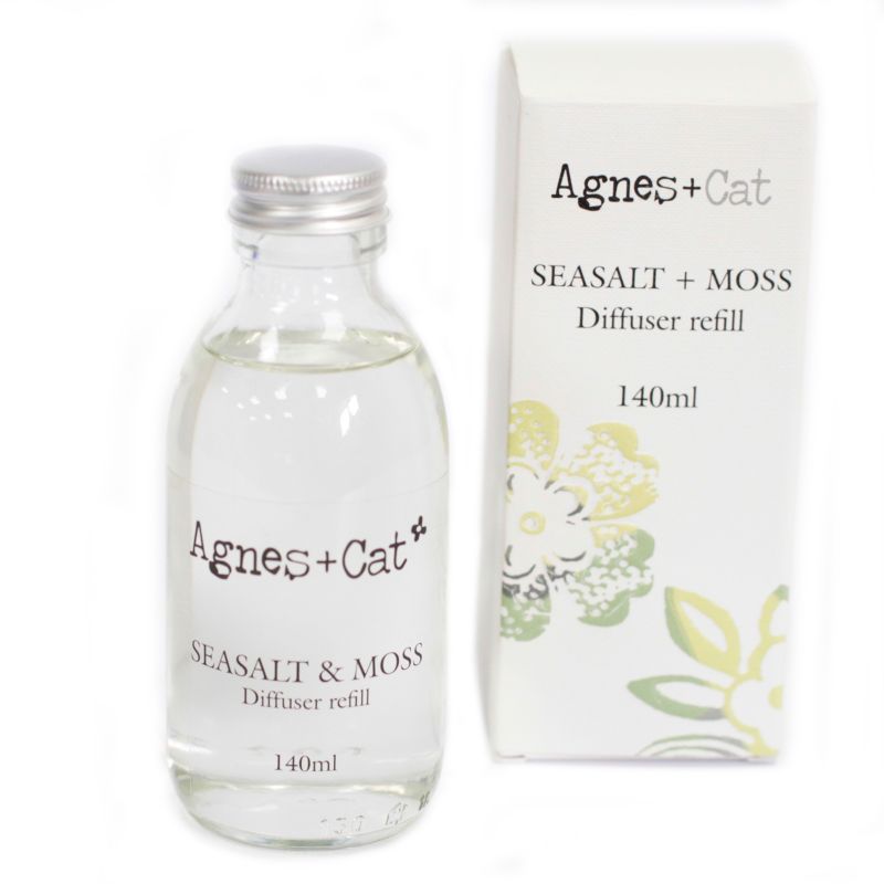 140ml Recharge Diffuseur à Roseaux - Sel de Mer et Mousse