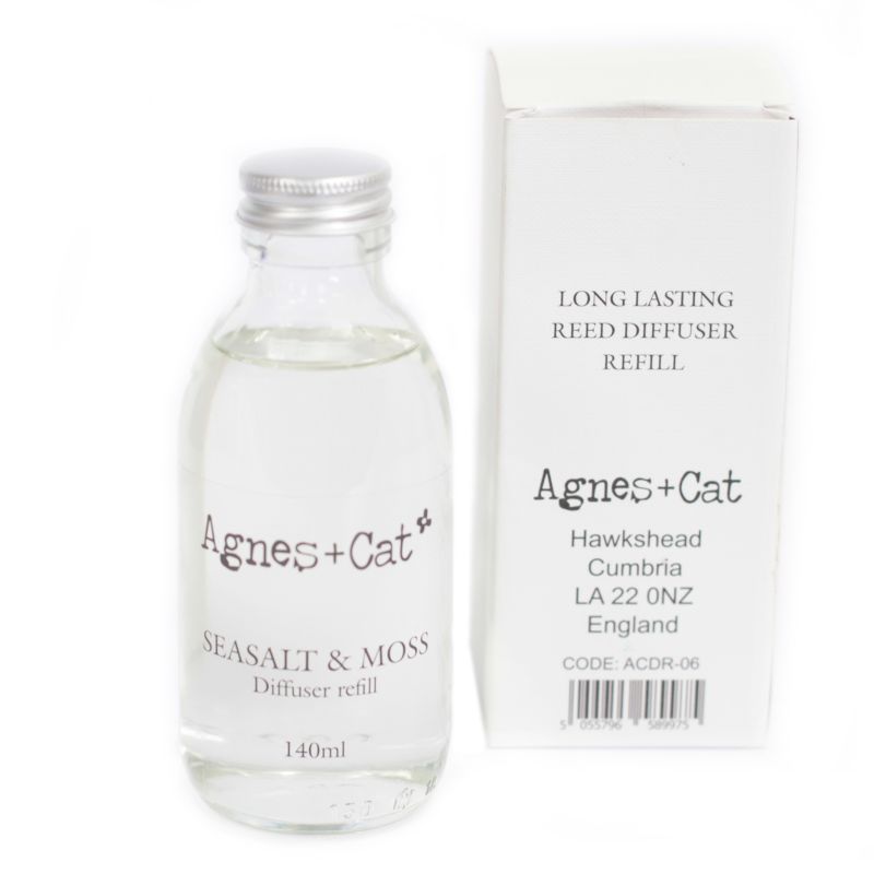 140ml Recharge Diffuseur à Roseaux - Sel de Mer et Mousse