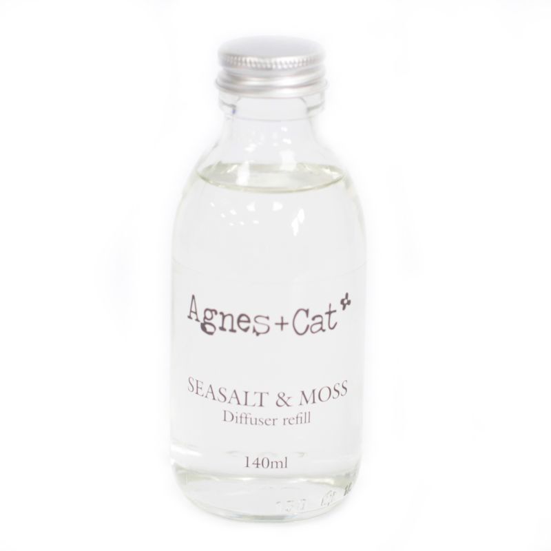 140ml Recharge Diffuseur à Roseaux - Sel de Mer et Mousse