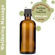 Huile de Bain et de Massage - Bien être - 100ml - Marque Blanche