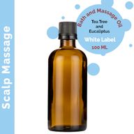 Huile de Bain et de Massage - Cuir Chevelu - 100ml - Marque Blanche