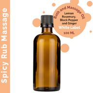 Huile de Bain et de Massage - Epices - 100ml - Marque Blanche