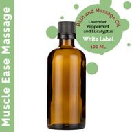 Huile de Bain et de Massage - Spéciale Muscles - 100ml - Marque Blanche
