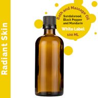 Huile de Bain et de Massage - Bois de Santal - 100ml - Marque Blanche