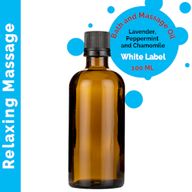 Huile de Bain et de Massage - Relaxante - 100ml - Marque Blanche