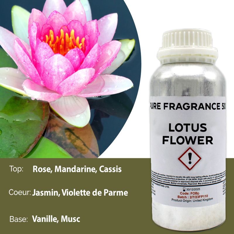 Huile Parfumée Pure - Fleur de Lotus